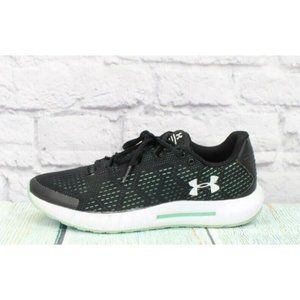 Under Armour  Black Mesh Lace Up Low Top Running Sneaker Shoes Size 8